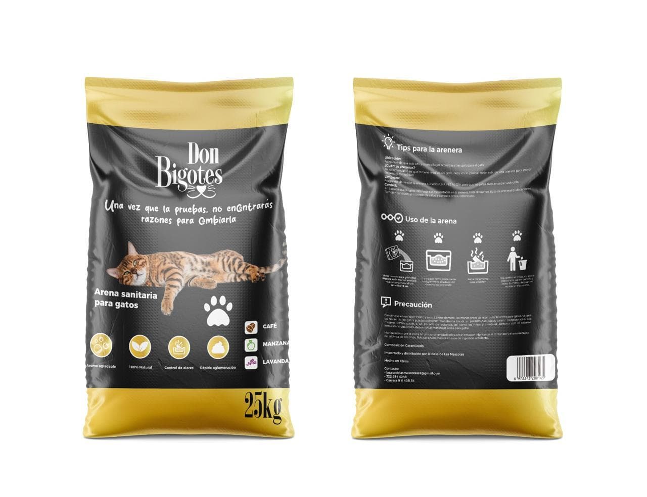 DON BIGOTES ARENA DE MANZANA x 25Kg