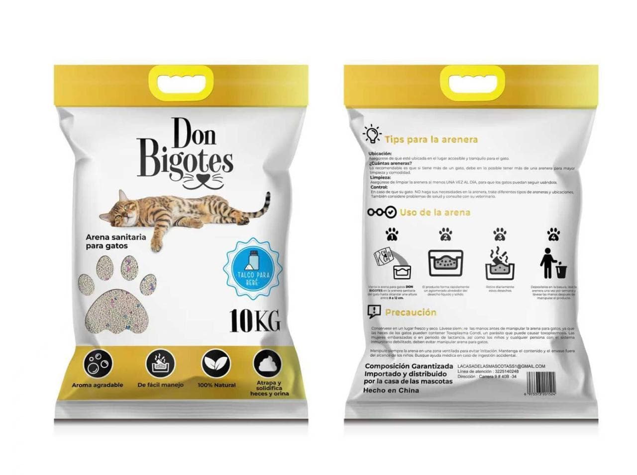 DON BIGOTES ARENA DE TALCO x 10Kg