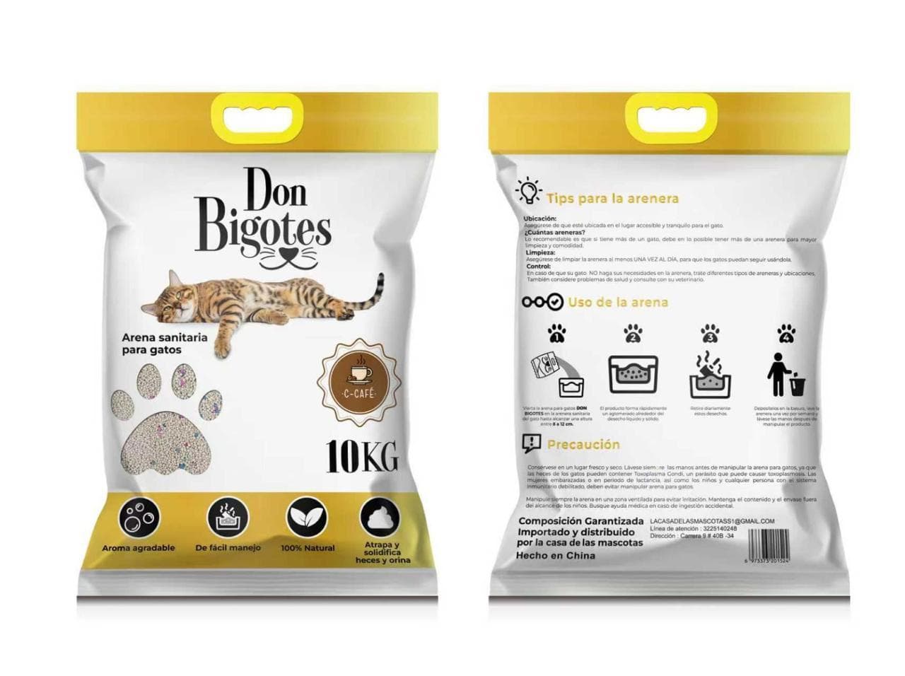 DON BIGOTES ARENA DE CAFÉ X 10Kg